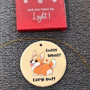Corgi Butt Ornament Christmas New